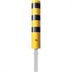Bollard tubular de aço - Ø 193 x 3,6 mm amovível, com fecho triangular amarelo / preto | Bild 3