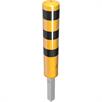 Bollard tubular de aço - Ø 193 x 3,6 mm amovível, com fecho triangular amarelo / preto | Bild 2