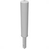 Bollard tubular de aço - Ø 193 x 3,6 mm amovível, com fecho triangular galvanizado a quente / com revestimento branco | Bild 2