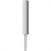 Bollard tubular de aço - Ø 193 x 3,6 mm amovível, com fecho triangular galvanizado a quente / com revestimento branco | Bild 3