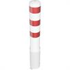 Bollard tubular de aço - Ø 193 x 3,6 mm amovível, sem fechadura galvanizado a quente / com revestimento branco | Bild 2