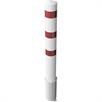 Bollard tubular de aço - Ø 193 x 3,6 mm amovível, sem fechadura galvanizado a quente / com revestimento branco | Bild 4