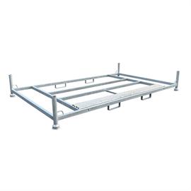 Construção de vigas transversais de vedação para armazenagem plana Construção de vigas transversais de vedação para a armazenagem de vedações móveis em posição horizontal.