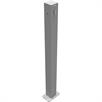 Pilar de corrente de barreira Aço tubular 70 x 70 mm Mecanismo de bloqueio, com fechadura de cilindro de perfil | Bild 2