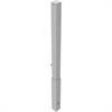 Posto de barreira (posto de bombeiro) tubo de aço de 70 x 70 mm amovível, com fechadura triangular | Bild 2