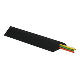 Protecção de rampa de borracha aberta na parte inferior