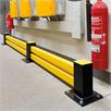 Querbalken A / E / M 1.000 x 74 x 52 mm für BLACK BULL Bodenbarriere Hybrid / Hybrid-Geländer | Bild 3