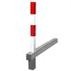 SESAMplus B, Kipp-Pfosten, feuerverzinkt, rot-weiß | Bild 4
