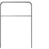 Suporte de aço plano curvo inclinado, 50 x 12 mm | Bild 2