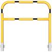 Suporte tubular de aço amarelo / preto com barra transversal para montagem na parede | Bild 2
