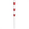 Tubo de aço com barreira - Ø 76 x 2,6 mm fixo, para colocação em betão galvanizado a quente / revestido de branco | Bild 2