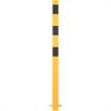 Tubo de aço do poste de barreira 70 x 70 mm amarelo / preto | Bild 3