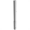 Tubo de aço do poste de barreira 70 x 70 mm amovível, com fechadura de cilindro de perfil | Bild 4