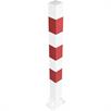 Tubo de aço do poste de barreira 70 x 70 mm dobrável, com fechadura de cilindro de perfil | Bild 2