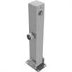Tubo de aço do poste de barreira 70 x 70 mm reversível, com fechadura triangular 500 mm acima do nível do solo | Bild 4