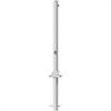 Tubo de aço do poste de barreira - Ø 60 x 2,5 mm dobrável com fecho triangular | Bild 3