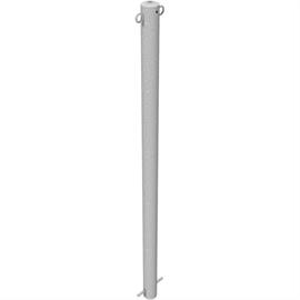 Tubo de aço do poste de barreira - Ø 60 x 2,5 mm estacionário para fixação em betão