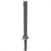 Tubo de aço do poste de barreira - Ø 76 x 2,6 mm dobrável, com fecho triangular | Bild 2