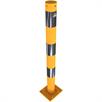 Tubo de aço do poste de barreira - Ø 76 x 2,6 mm amovível, amarelo / preto | Bild 4