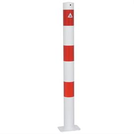 Tubo de aço do poste de barreira - Ø 76 x 2,6 mm fixo, para fixação por cavilha