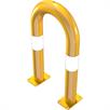 Tubo de aço em barra de protecção contra colisões - Ø 76 mm amarelo / preto | Bild 3