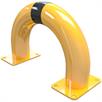 Tubo de aço em barra de protecção contra colisões - Ø 76 mm amarelo / preto | Bild 3