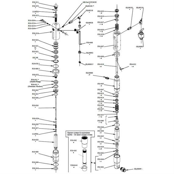 O-ring 2112 în PTFE