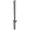 Stâlp de barieră tub de oțel 70 x 70 mm pliabil și detașabil | Bild 4