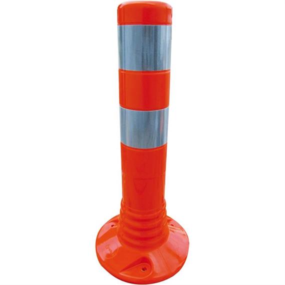 Stâlpi Flexi roșu alb dungi refl. roșu - Ø 80 mm
