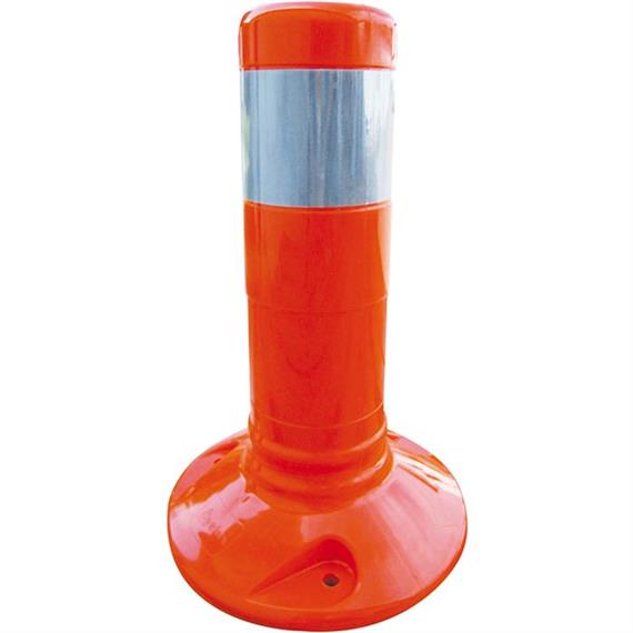 Stâlpi Flexi roșu alb dungi refl. roșu - Ø 80 mm