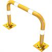 Suport de protecție la impact tub de oțel elastic, înclinabil - Ø 76 mm galben / negru | Bild 4