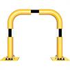 Suport de protecție la impact tub de oțel elastic, înclinabil - Ø 76 mm galben / negru | Bild 3