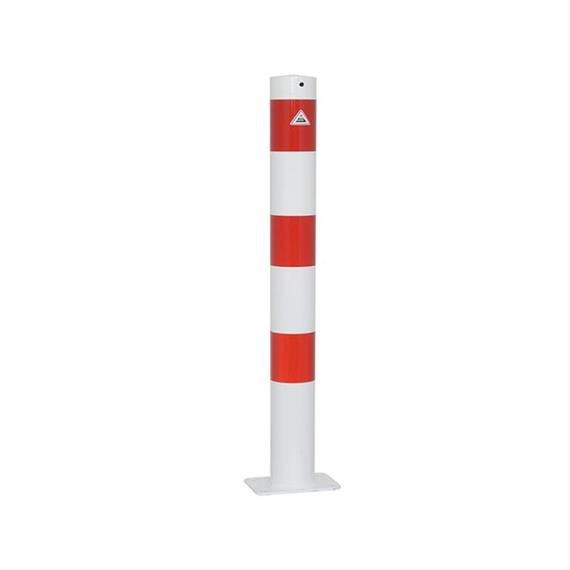 Tub de oțel pentru stâlp de barieră - Ø 102 x 2,9 mm fix, pentru fixare cu diblu