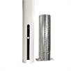 MORION Sperrpfosten herausnehmbar, Profil-Halbzylinder., 60, zum Einbetonieren, reflektierend | Bild 2