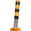 Oceľový rúrkový stĺpik - Ø 152 x 3,2 mm pevný, na hmoždinky so zváraným oceľovým uzáverom s možnosťou naklonenia pomocou st | Bild 2