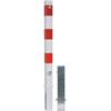 Zábranový stĺpik (hasičský stĺpik) oceľová rúrka 70 x 70 mm odnímateľná, s trojuholníkovým zámkom