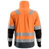 AllroundWork, softshell delovna jakna z visoko vidljivostjo, razred vidljivosti 3, oranžna | Bild 2