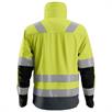 AllroundWork, softshell delovna jakna z visoko vidljivostjo, razred vidljivosti 3, rumena | Bild 2