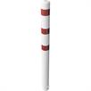 Cevasti jekleni stebrički - Ø 152 x 3,2 mm, fiksni, za vgradnjo v beton, vroče pocinkani / belo prevlečeni | Bild 4