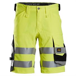 Kratke hlače za visoke vidljivosti razreda 1 rumene barve