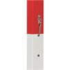MORION odstranljiv zaporni stebriček, profil polvaljnik, 70, za vgradnjo v beton, rdeče-bele barve, odsevni | Bild 2
