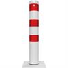 Stålrörspollare - Ø 152 x 3,2 mm fast, för förankring med svetsad stålhätta som kan lutas med st