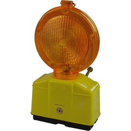 Varningslampa för byggarbetsplats - orange optik