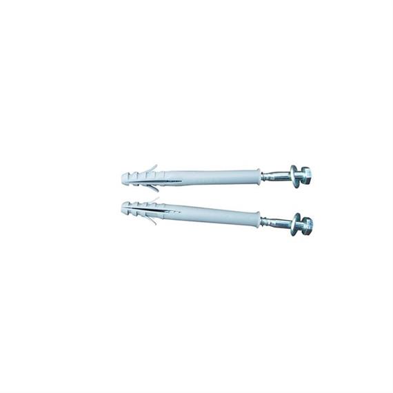 Aşağıdakilerden oluşan sabitleme seti: - Ø 10 x 180 mm vida 100 mm dübel pul dahil Uygulama