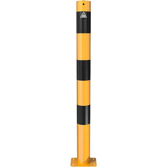 Bariyer direği çelik boru - Ø 76 x 2,6 mm sarı / siyah