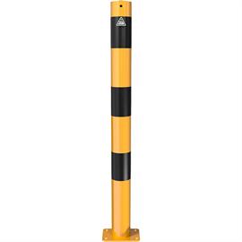 Bariyer direği çelik boru - Ø 76 x 2,6 mm sarı / siyah