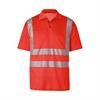 REFLECTIQ High-Vis polo tişört PSA 2 - uyarı kırmızısı