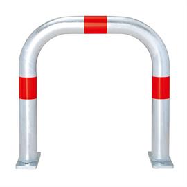 CITY велика захисна планка, гарячеоцинкована сталь, три червоних світловідбиваючих кільця